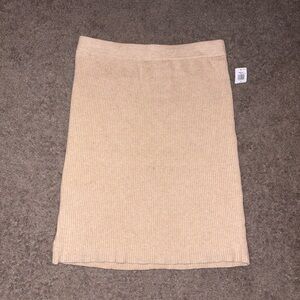 Old navy Tan Ribbed Skirt